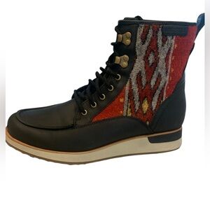 Merrell Roam Leather Boots Aztec Southwestern Western Pattern Women’s Size 9.5